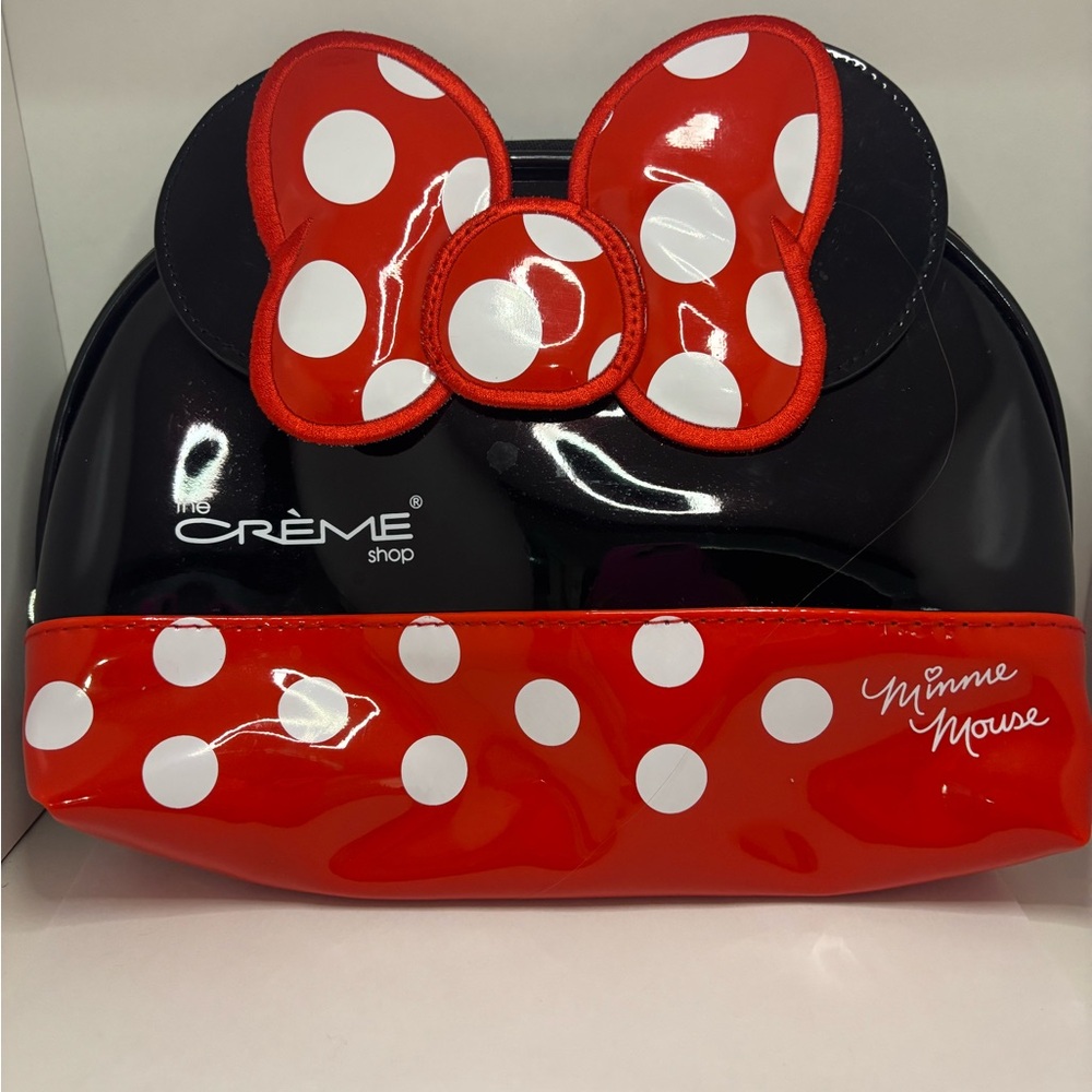 💋5/$25💋 The Crème Shop Minnie Mouse Cosmetic Bag